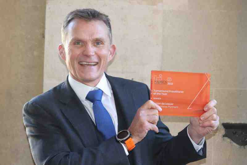 Turnaround guru Anton de Leeuw scoops double honours in national awards